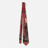 レディーアンドユニコーン中世タペストリーTouch ネクタイ (裏面)