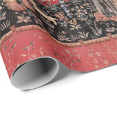 レディーアンドユニコーン中世タペストリーTouch ラッピングペーパー (ロールコーナー)