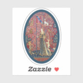 レディーアンドユニコーン(Touch)ビニールステッカー シール (シート)