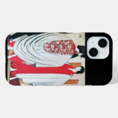 レディーインザ鏡アールデコ美しいファッション Case-Mate iPhoneケース (裏面 (横))