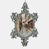 レディーインタリンエストニア スノーフレークピューターオーナメント (左)