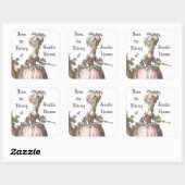 レディーインピンクブックプレートシール スクエアシール (シート)