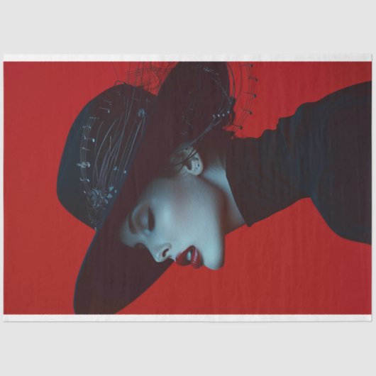 レディーインブラックミュージックノートクリムゾンカデンスデクページ 薄葉紙 (正面)