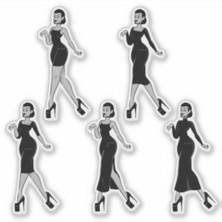 レディーインブラックII シール