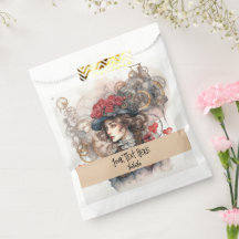 レディーインレッドバレンタインキススチームパンクウォーターカラー