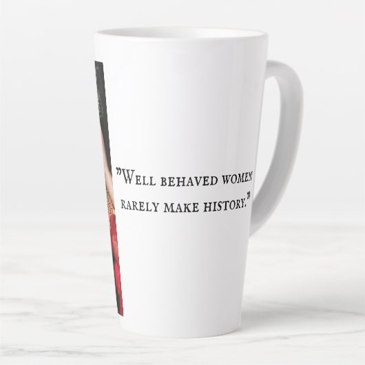 レディーインレッドマグバージニア州バラコレクション カフェラテマグ (右アングル)