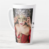 レディーインレッドマグバージニア州バラコレクション カフェラテマグ (左アングル)