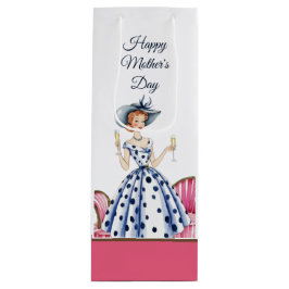 レディーインヴィンテージドレスホールドツーシャンパーニュ抱き枕 ワインギフトバッグ