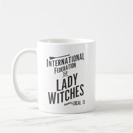レディーウィッチハロウィーンマグ コーヒーマグカップ (左)
