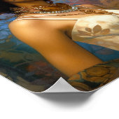 レディーウェージングルブラックファンタジーSci-Fi ポスター (角)