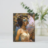 レディーウェージングルブラックファンタジーSci-Fi ポストカード (スタンド正面)