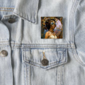 レディーウェージングルブラックファンタジーSci-Fi 缶バッジ (インサイチュ)