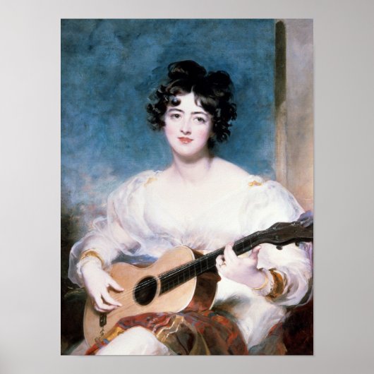 レディーウォースコート， 1825 ポスター (正面)