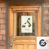 レディーウォーターリングシャムロックスウィンドウ ウィンドウサイン (ホームデコレーション)