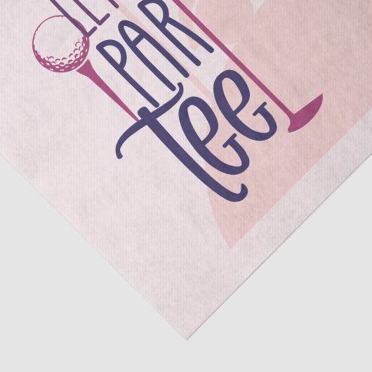 レディーウーマンゴルファーのピンクテーマ 薄葉紙 (詳細)