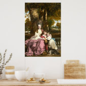 レディーエリザベス・デルメ、サー・ジョシュア・レイノルズファインアート ポスター (キッチン)