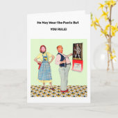 レディーオブザハウス誕生日カード カード (黄色い花)