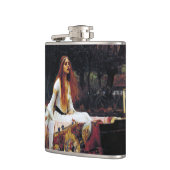 レディーオブシャロオンボートJ.W.ウォーターハウスファインアート フラスク (左)