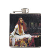 レディーオブシャロオンボートJ.W.ウォーターハウスファインアート フラスク (正面)