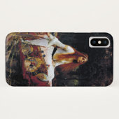 レディーオブシャロオンボートJWウォーターハウスファインアート Case-Mate iPhoneケース (裏面(横))