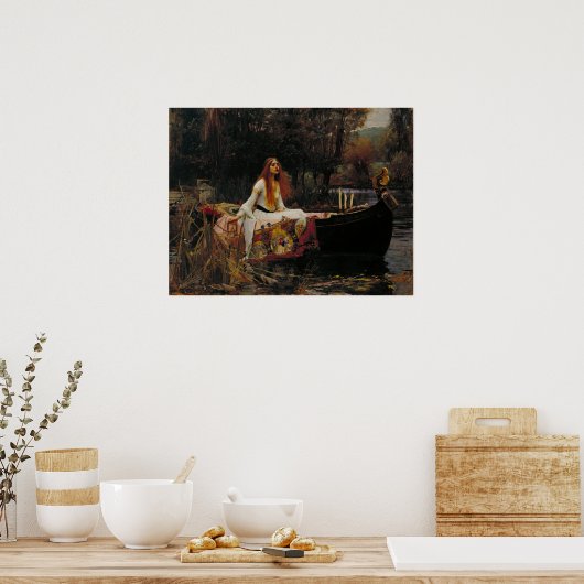 レディーオブシャロットバイウォーターハウス ポスター (キッチン)