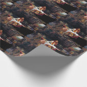 レディーオブシャロットボートJWウォーターハウスロマンティックアート ラッピングペーパー (角)