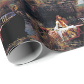 レディーオブシャロットボートJWウォーターハウスロマンティックアート ラッピングペーパー (ロールコーナー)