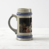 レディーオブシャロボートウォーターハウスアート16ozビールマグ ビールジョッキ (左)