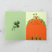 レディーオレンジとシャムロックスセントパトリックスデイファッション シーズンカード (内部)