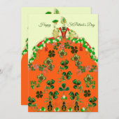 レディーオレンジとシャムロックスセントパトリックスデイファッション シーズンカード (正面/裏面)