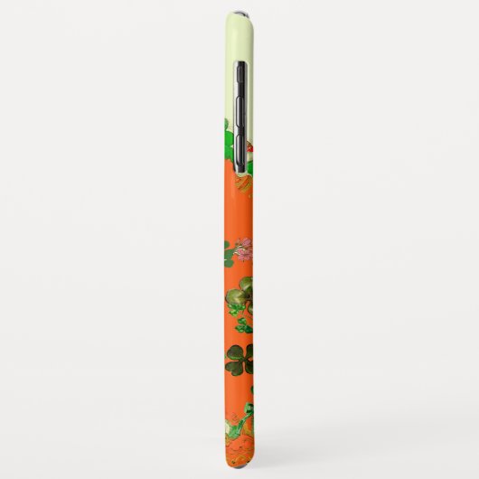 レディーオレンジとシャムロックスセントパトリックスデイファッション Case-Mate iPhoneケース (裏面/左)