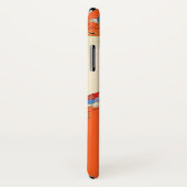 レディーオレンジファッション衣装デザイナーモノグラム Case-Mate iPhoneケース (裏面/右)