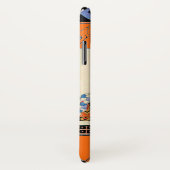 レディーオレンジブラックスワール/ファッション衣装デザイナー Case-Mate iPhoneケース (裏面/右)