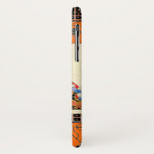 レディーオレンジブラックスワール/ファッション衣装デザイナー Case-Mate iPhoneケース (裏面/左)