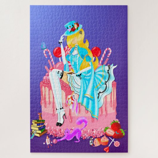 レディーオンお誕生日ケーキジグソーパズル ジグソーパズル (縦)