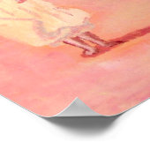 レディーオンビーチプリント ポスター (角)