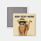 レディーオンビーチ マグネット (正面/裏面)