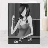 レディーカジノラスベガスグリーティングカード カード (正面)