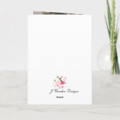 レディーカードで休日のペット サンキューカード (裏面)