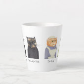 レディーキャッツラテマグ+文字 カフェラテマグ (正面)