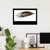 レディーキャロラインサケのフライポスター ポスター (ホームオフィス)