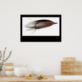 レディーキャロラインサケのフライポスター ポスター (キッチン)