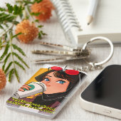 レディーコーヒー引用文 キーホルダー (正面右)