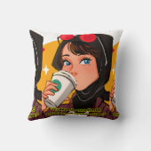 レディーコーヒー引用文 クッション (裏面)