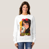 レディーコーヒー引用文 スウェットシャツ (正面フル)