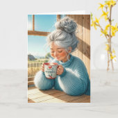 レディーコーヒ考えーズオブユー カード (黄色い花)