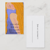 レディーゴディーバ美容師名刺 予約カード (正面/裏面)