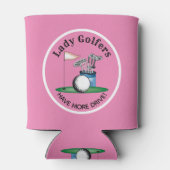 レディーゴルファーがより多くのドライブクーラーボックス 缶クーラー (裏面)