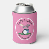 レディーゴルファーがより多くのドライブクーラーボックス 缶クーラー (缶裏面)