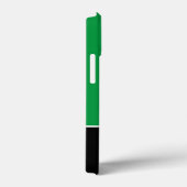 レディーゴルファーのシルエットゴルフボールブラックグリーンスポーツ Case-Mate iPhoneケース (裏面 / 右)